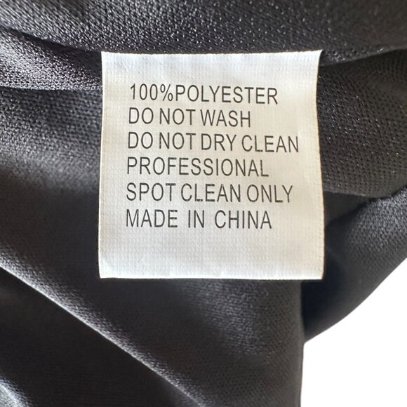 Ieena for Mac Duggal Bronze Sequin Ruched High Slit Gown Size 2 NWT Style# 55700 - Picture 9 of 14